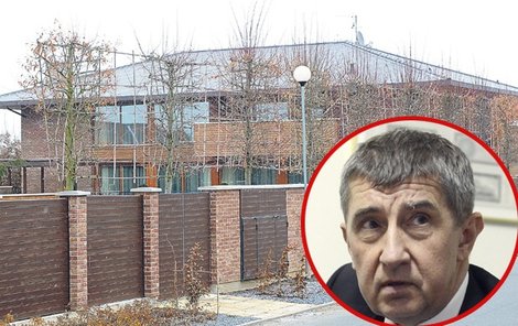 Andrej Babiš  a jeho vila v Průhonicích.