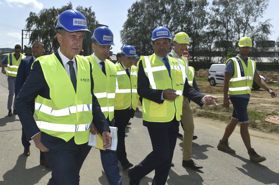 Premiér Andrej Babiš (ANO) na návštěvě Zlínského kraje, kde promluvil mimo jiné o svém názoru na demonstrace konané proti jeho osobě. (12. 6. 2019)