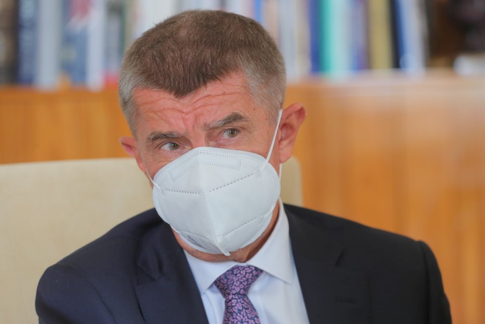 Premiér Andrej Babiš při rozhovoru pro Blesk