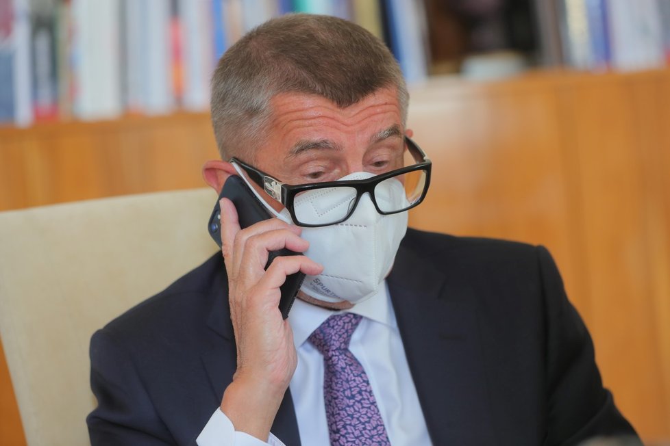 Premiér Andrej Babiš (ANO) při rozhovoru pro Blesk