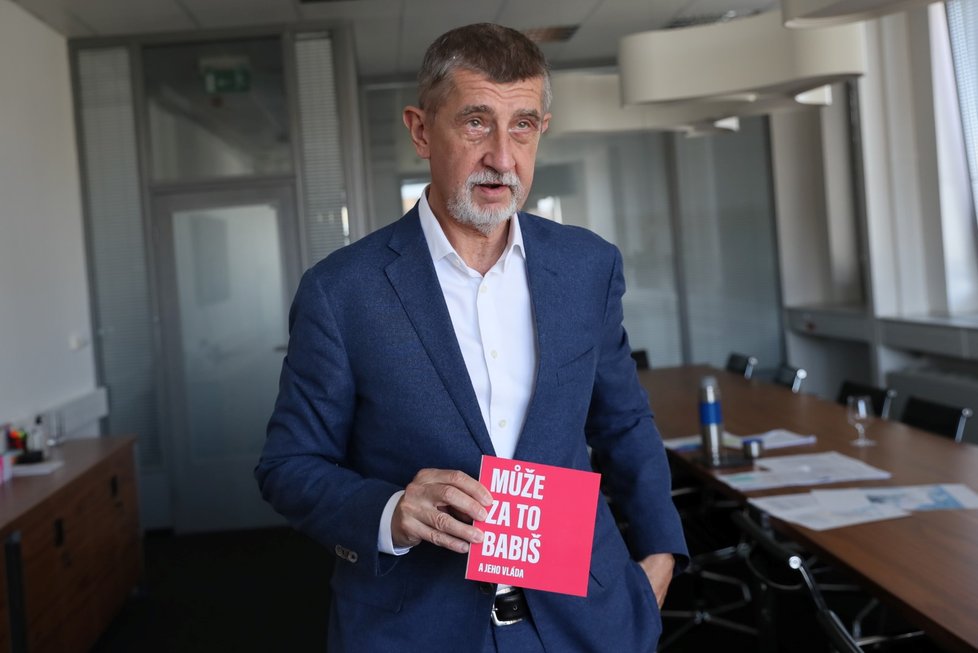 Expremiér Andrej Babiš (ANO) v rozhovoru pro Blesk (13. 4. 2022)