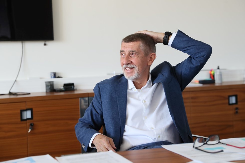 Expremiér Andrej Babiš (ANO) v rozhovoru pro Blesk (13. 4. 2022)