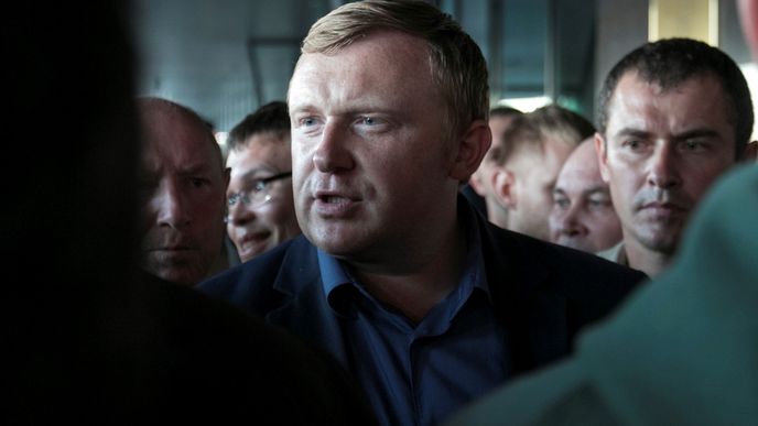 Komunistický kandidát na gubernátora Přímořského kraje Andrej Iščenko