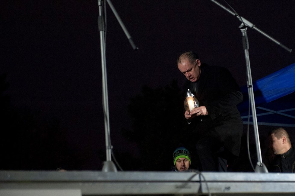 Andrej Kiska uctil památku zemřelého novináře Jána Kuciaka.