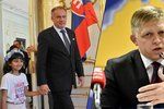 Prezident Kiska a premiér Fico se na Slovensku o uprchlících neshodnou