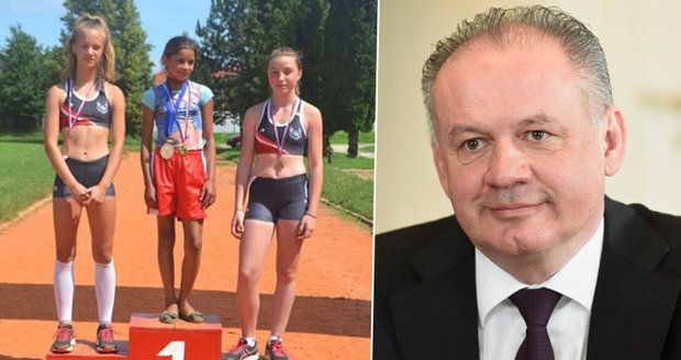 Romská holčička vyhrála běh v balerínách a dojala Kisku. Přivezl jí dárek