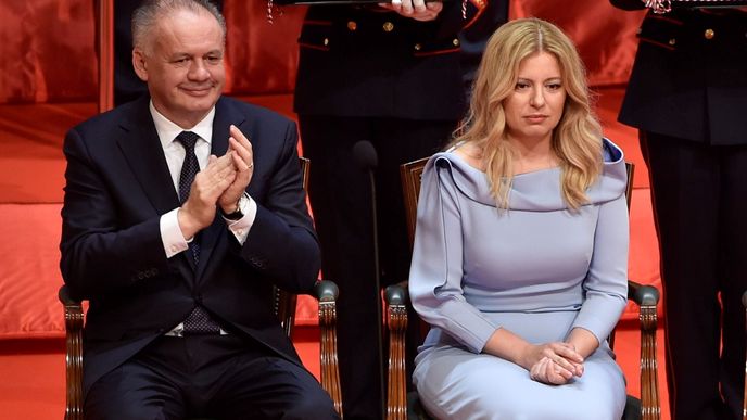 Andrej Kiska ai Zuzana Čaputová