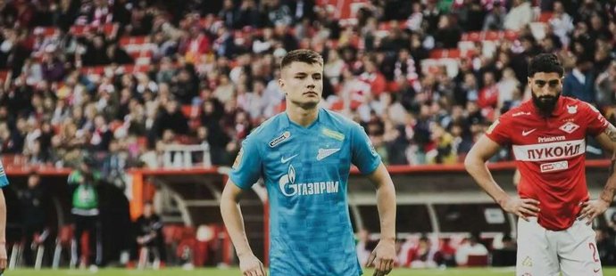 Fotbalista Zenitu Petrohrad Andrej Mostovoj