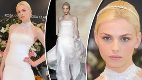 Dvacetiletý australsko-srbský model Andrej Pejic vypadal ve svatebních šatech úchvatně.