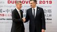 Premiér Andrej Babiš na summitu 16+1 se svým chorvatským protějškem Andrejem Andrej Plenkovićem