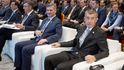 Premiér Andrej Babiš na summitu 16+1 se svým chorvatským protějškem Andrejem Andrej Plenkovićem