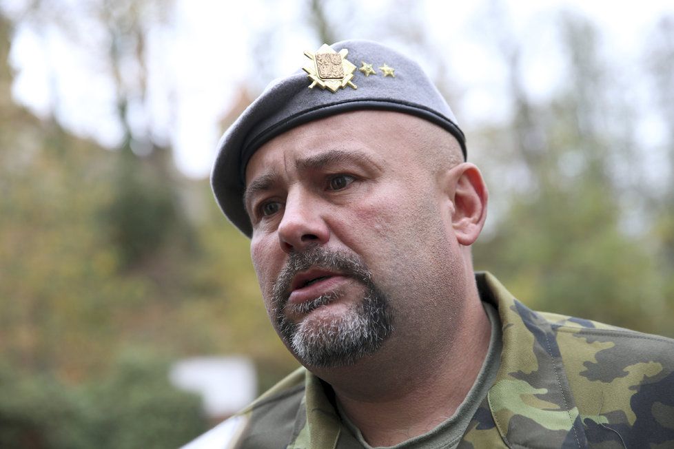 Náčelník Centra vojenské kynologie podplukovník Ing. Andrej Vítek
