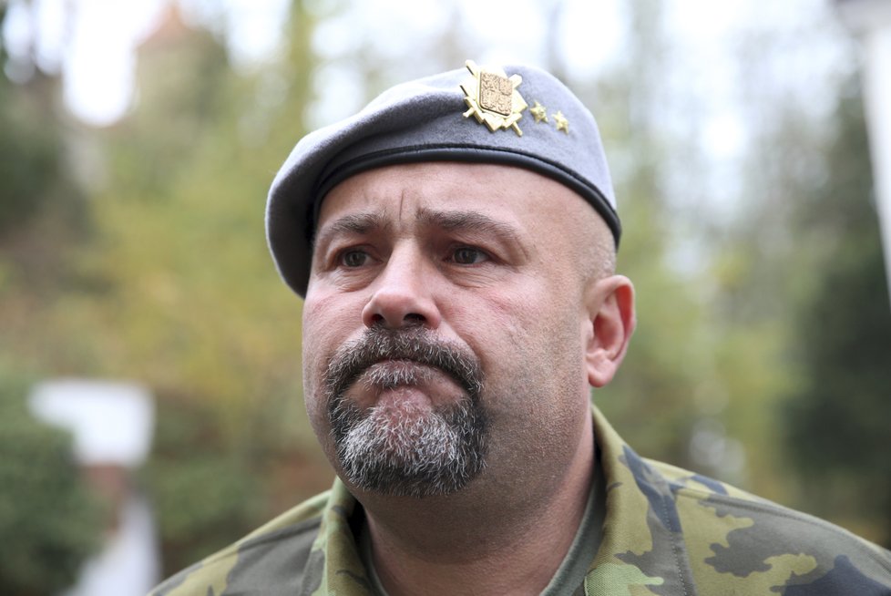 Náčelník Centra vojenské kynologie podplukovník Ing. Andrej Vítek