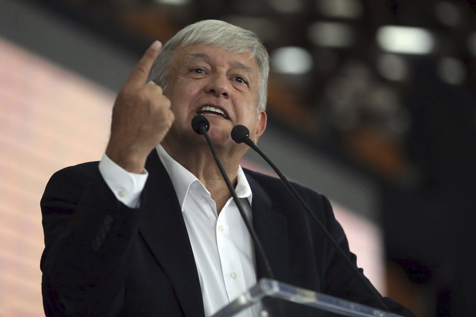 Mexický prezident Andrés Manuel López Obrador