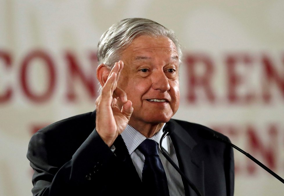 Mexický prezident Andrés Manuel López Obrador