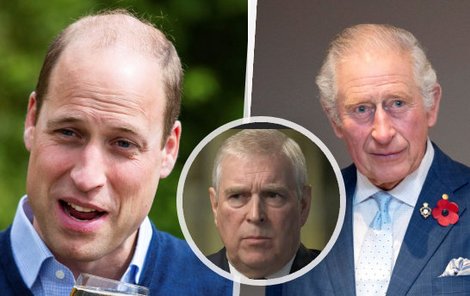 Princ William a Charles rozhodovali o zbavení titulu prince Andrewa.