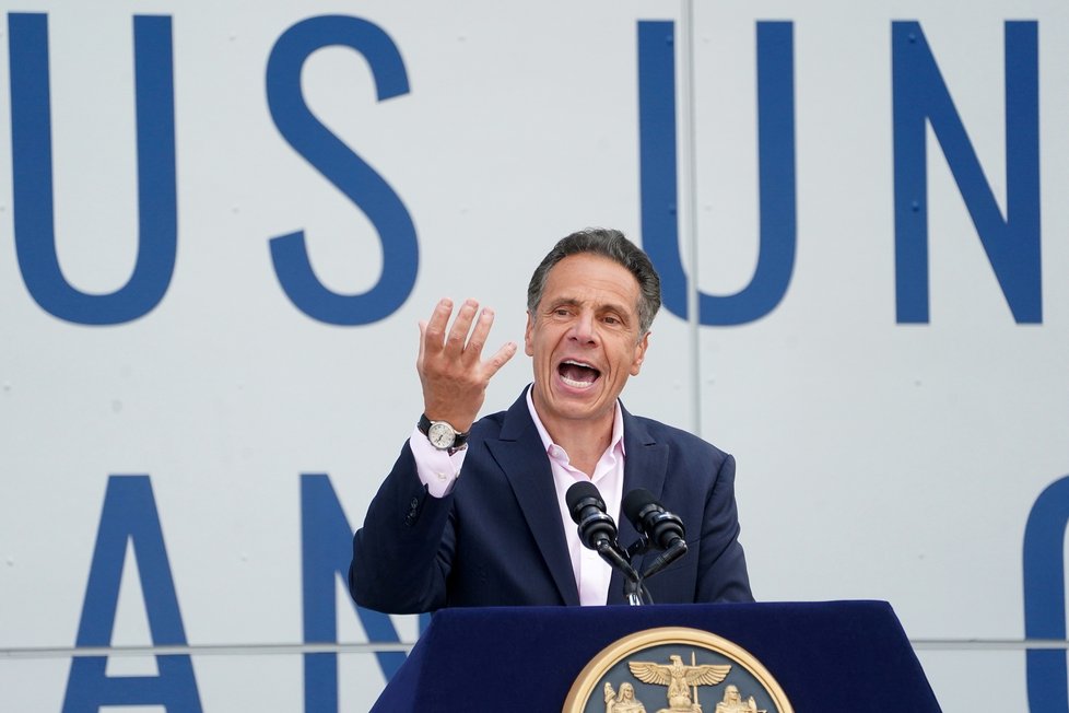 Guvernér státu New York Andrew Cuomo.