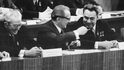 Andropov, Honecker, Brežněv