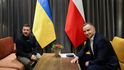 Ukrajinský prezident Volodymyr Zelenskyj se setkal se polským prezidentem Andrzejem Dudou (10. 2. 2023)