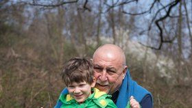 Andy Hryc s vnukem Artemem