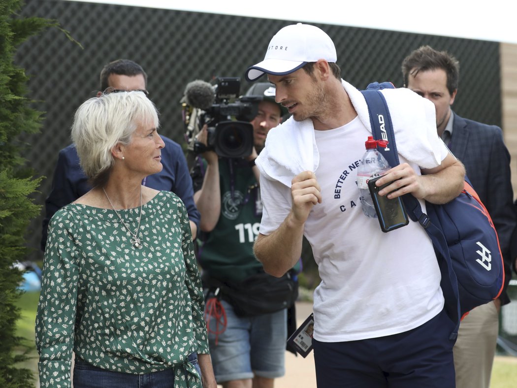 Andy Murray s maminkou Judy