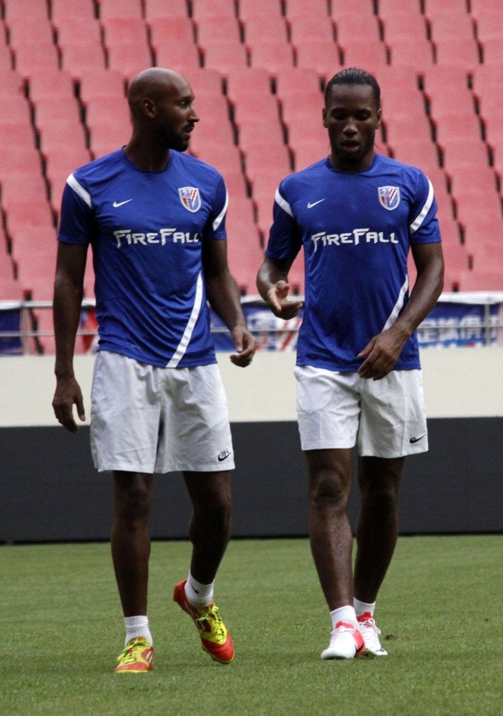 Nicolas Anelka a Didier Drogba