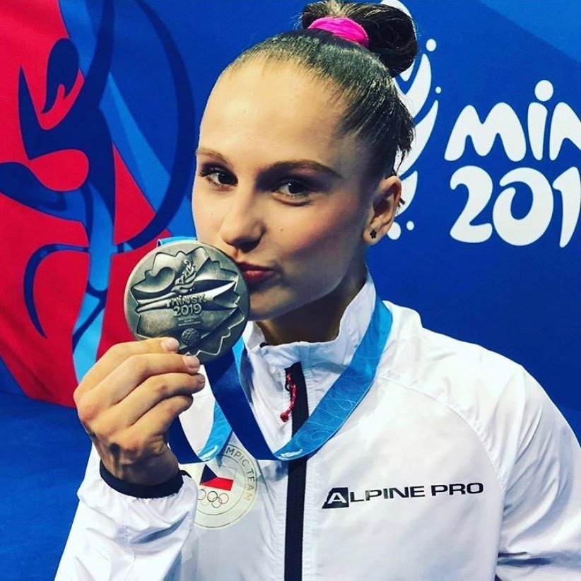 Aneta Holasová získala na evropských hrách v Minsku stříbro