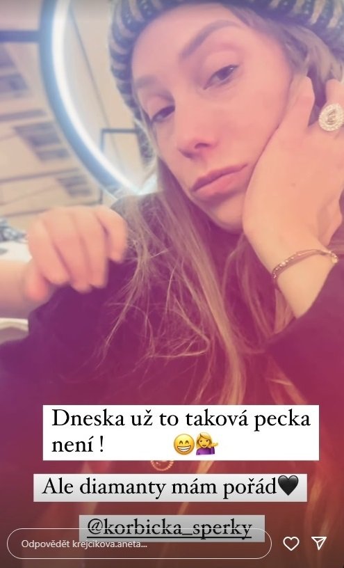 Aneta Krejčíková ráno po Českých lvech