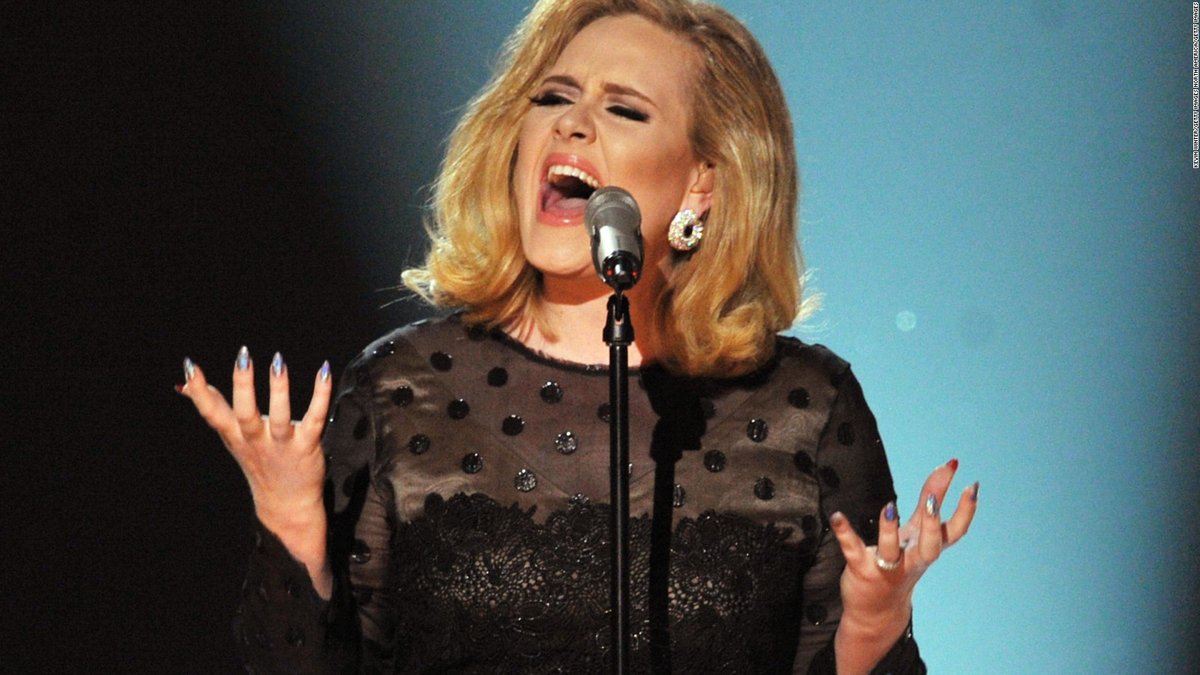 Britská zpěvačka a skladatelka Adele