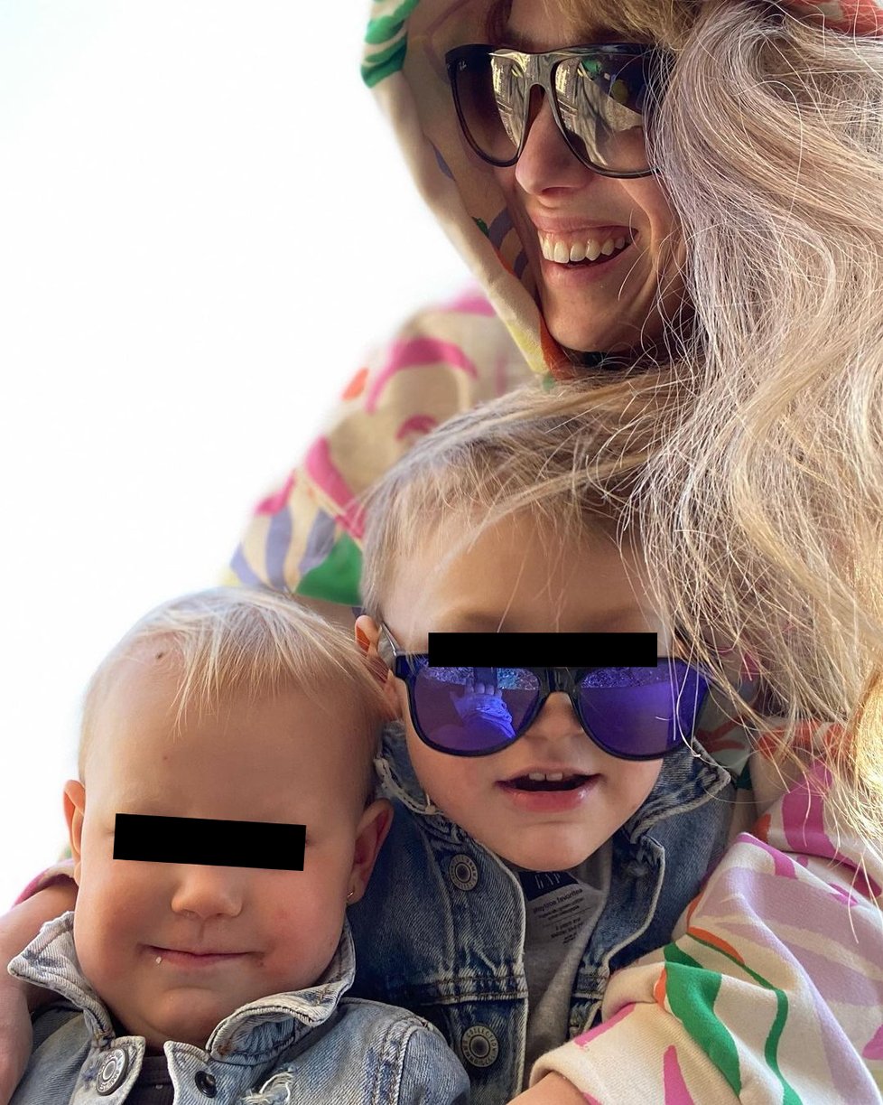 Aneta Krejčíkové a její děti