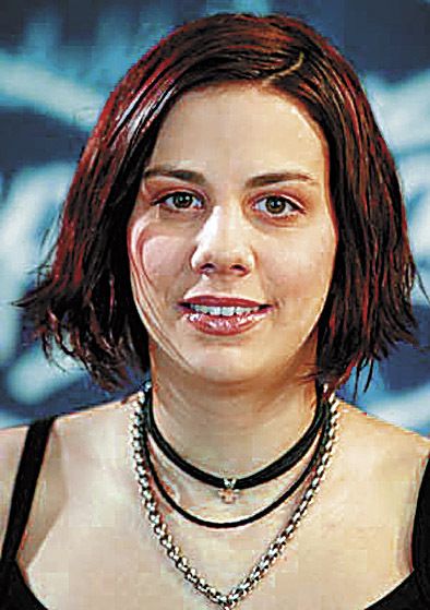 Aneta Langerová v roce 2004, kdy se stala historicky první českou SuperStar.