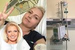 Aneta Parišková se raduje z poslední chemoterapie