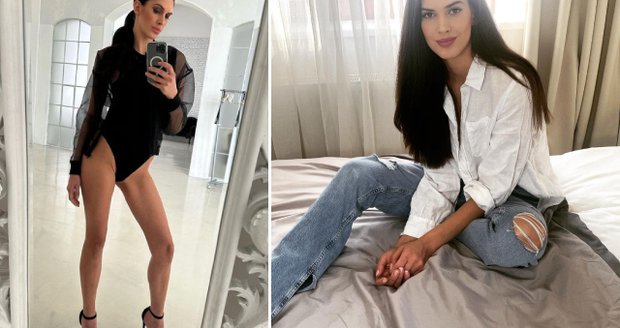 Aneta Vignerová ukázala své překrásné nohy.