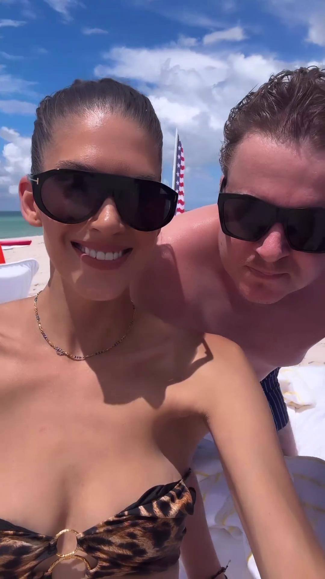 Aneta Vignerová je na dovolené u moře s manželem Petrem Kolečkem