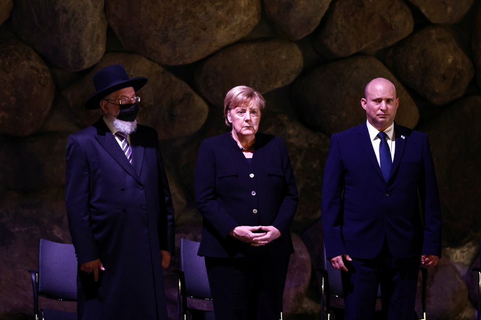 Končící německá kancléřka Angela Merkelová navštívila Izrael.