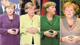 O oblíbenosti tohoto gesta svědčí i fakt, že ho Merkel používá téměř vždy a všude