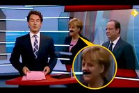 Skandál v nizozemské televizi: Z Angely Merkel udělali Hitlera