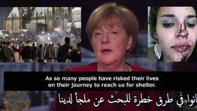 Zatímco Angela Merkel vítala v novoročním projevu uprchlíky s arabskými titulky, muži "arabského a severoafrického vzezření" zaútočili na Němky.