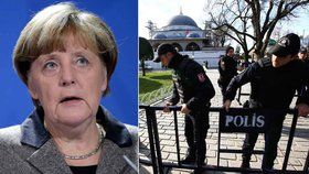 Německá kancléřka Angela Merkel zareagovala na atentát v Istanbulu