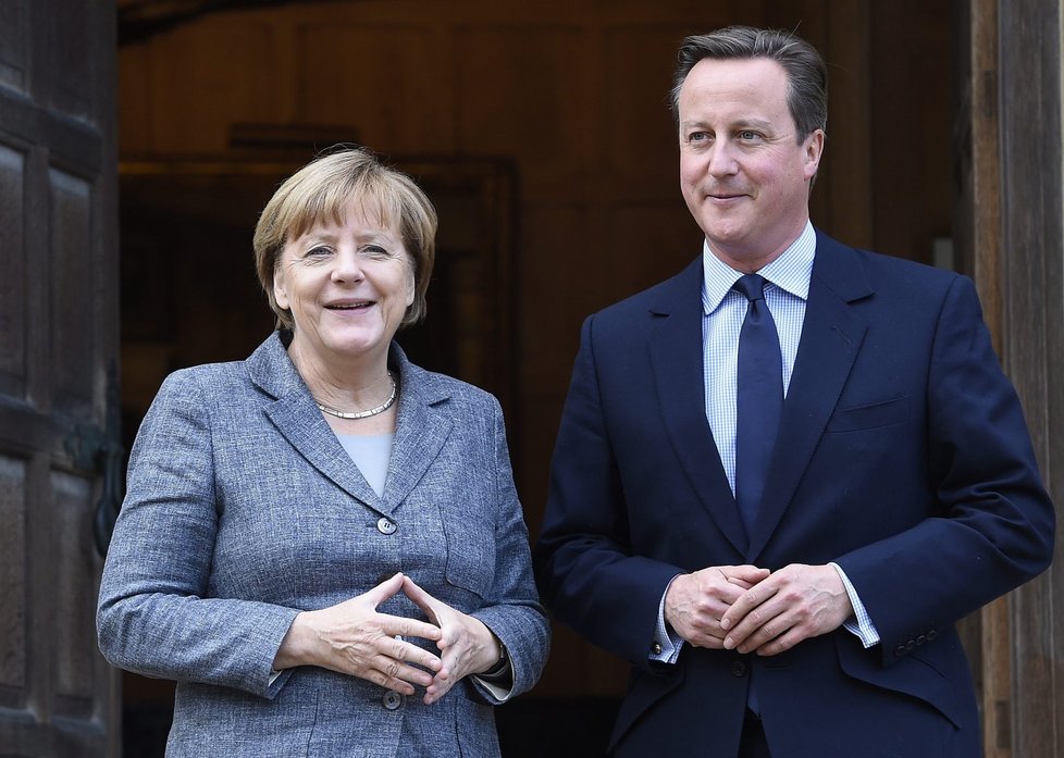 Německá kancléřka Angela Merkel a britský premiér David Cameron