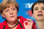 Angela Merkel a její kritička Frauke Petry