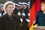 Dvě nejvýraznější postavy nové německé vlády: Ursula von der Leyen (vlevo) se stala ministryní obrany v kabinetu staronové kancléřky Angely Merkel