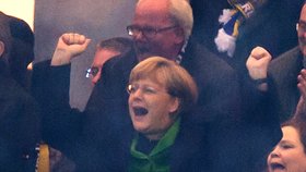 Takhle Angelu Merkel nevidíme často.. 