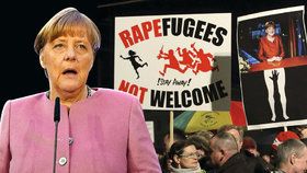 Angela Merkelová čelí doma kritice kvůli uprchlické krizi.