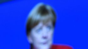 Německá kancléřka Angela Merkelová na úterním sjezdu CDU