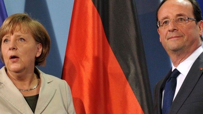 Angela Merkelová, François Hollande