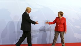 Německá kancléřka Angela Merkelová s prezidentem USA Donaldem Trumpem