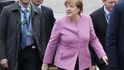 Německá kancléřka Angela Merkelová na summitu v Bruselu