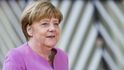 Německá kancléřka Angela Merkelová na summitu v Bruselu