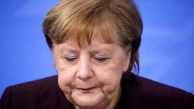 Německá kancléřka Angela Merkelová oznámila prodloužení karantény země (10. 2. 2021).